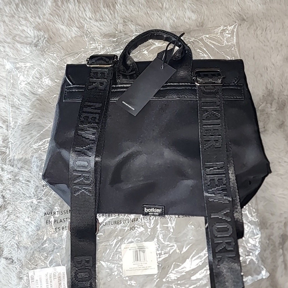 NWT Botkier New York Trigger Backpack Nylon Faux‎ Leather - Picture 3 of 9